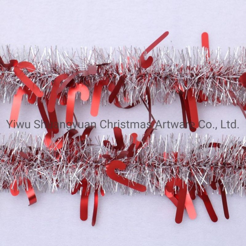 fashion Christmas Tinsel Christmas Shredded Tinsel Thick Tinsel Garland