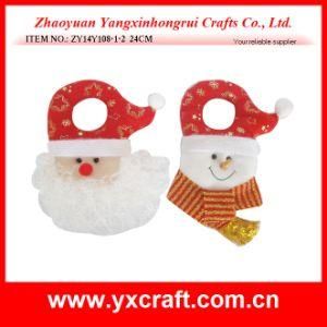 Christmas Decoration (ZY14Y108-1-2 24CM) Christmas Door Knob Hanger