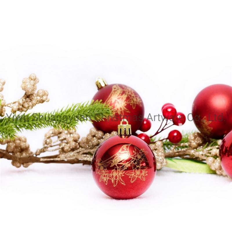 New Design Christmas Ball for Holiday Wedding Party Decoration Supplies Hook Ornament Craft Gifts