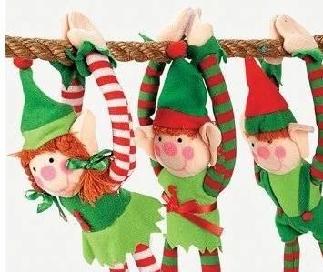 Custom Christmas Decoration Toy Plush Elf Toy
