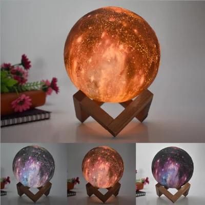 3D Printed Moon Lamp Lunar Lamp