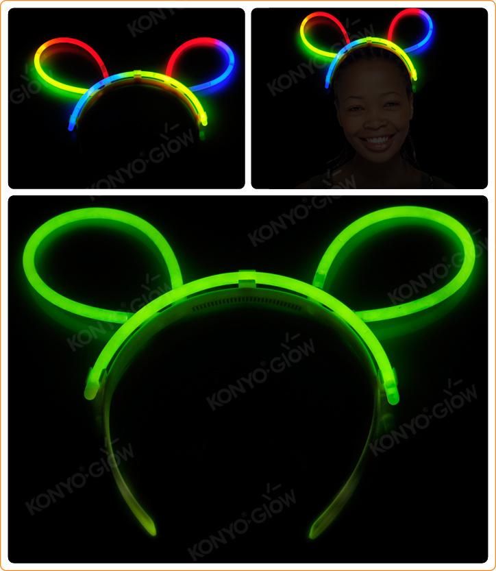 Blister Card Glow Hairhoop for Party and Holiday