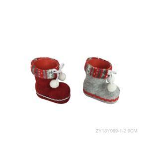 Christmas Art Boot Christmas Candy Holder