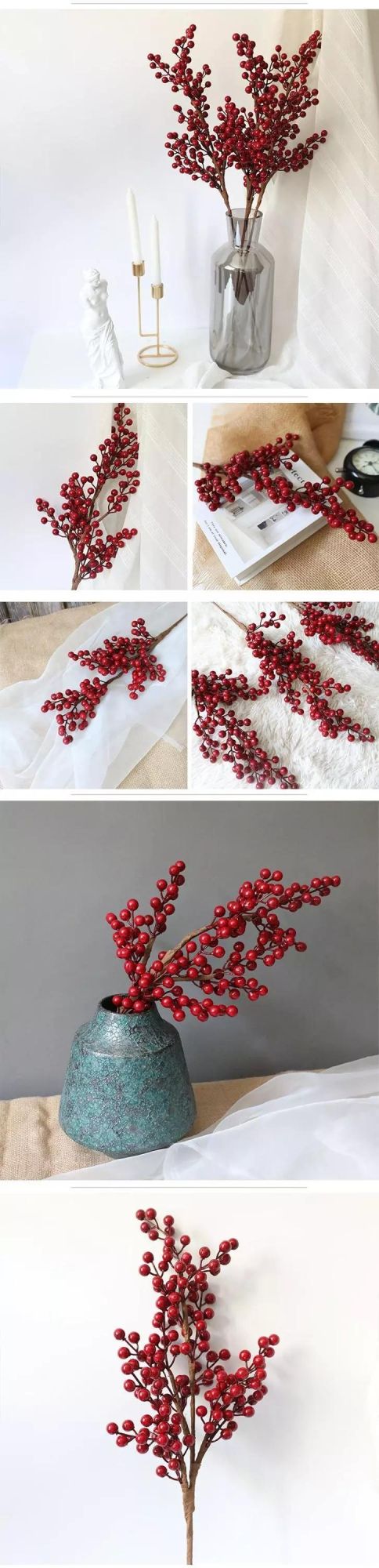 Christmas Crafts Artificial Fruit Pomegranate Home Decoration