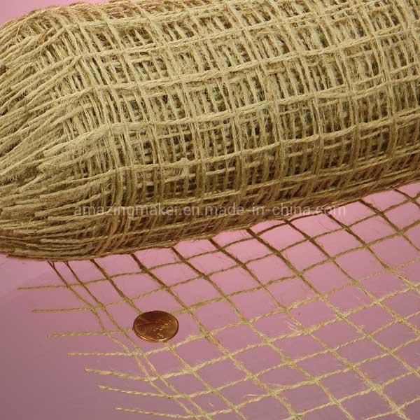 100% Natural Square Jute Mesh for Food Wrapping