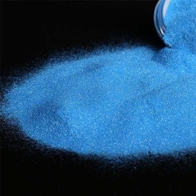 Bulk Wholesale Poly Size Customized Sapphire Blue Color Fine Glitter Powder for Christmas Decoration