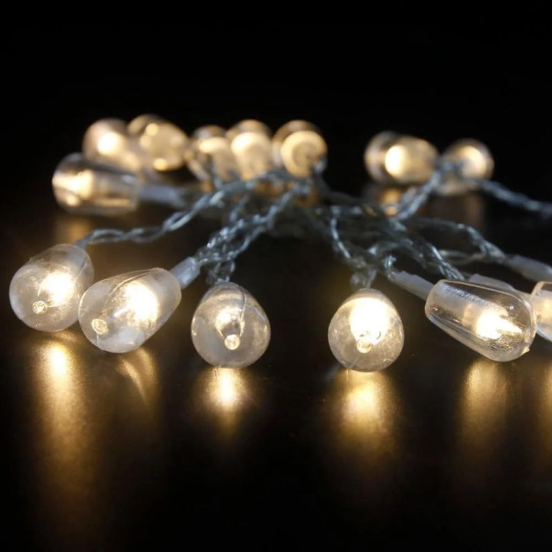 30 LED Water Drop Fairy Waterproof Holiday Decoration String Lights