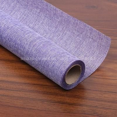 Fashion Jute Flower Deco Mesh Rolls for Wreath Packaging