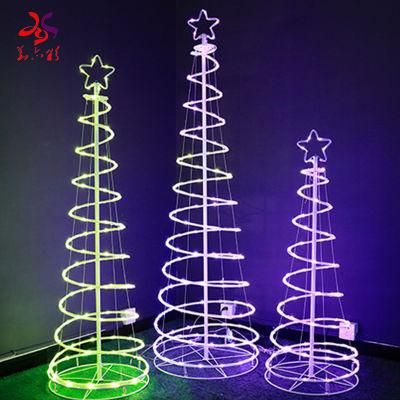 Waterproof spiral Christmas Tree Decorationlight