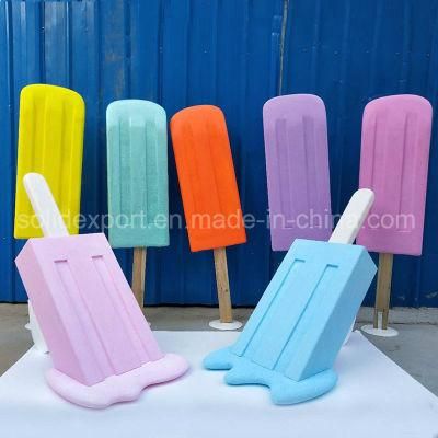 Summer Melting Ice Cream Popsicle Shop Window Display Decoration Props