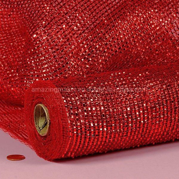 Laser Metallic Deco Mesh for Decoration