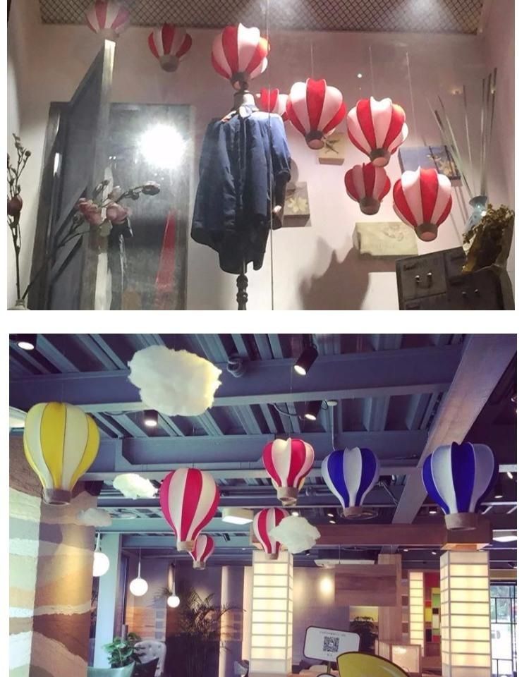 Festival Decoration Window Display Props Shopping Mall Atrium Hotair Balloon Decoration