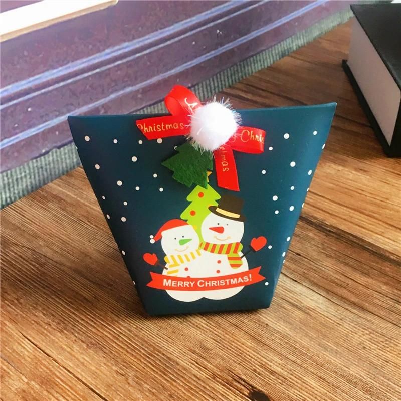 Ready to Ship Christmas Gift Boxes with Bow Party Favor Goody Boxes