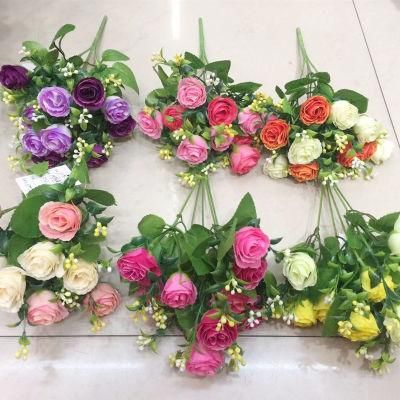 Artificial Flowers Wall for Wedding Decoration Artificial Rose Flower
