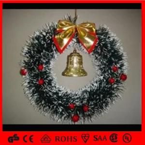 LED Decorative Christmas Ornament Wreath Light