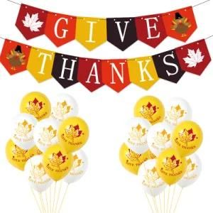 Thanksgiving Day Theme Party Decoration Balloon Streamer Festival Supplies