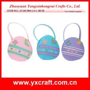 Easter Decoration (ZY14C904-1-2-3 30CM) Easter Egg Shape Bag Rabbit Accessories