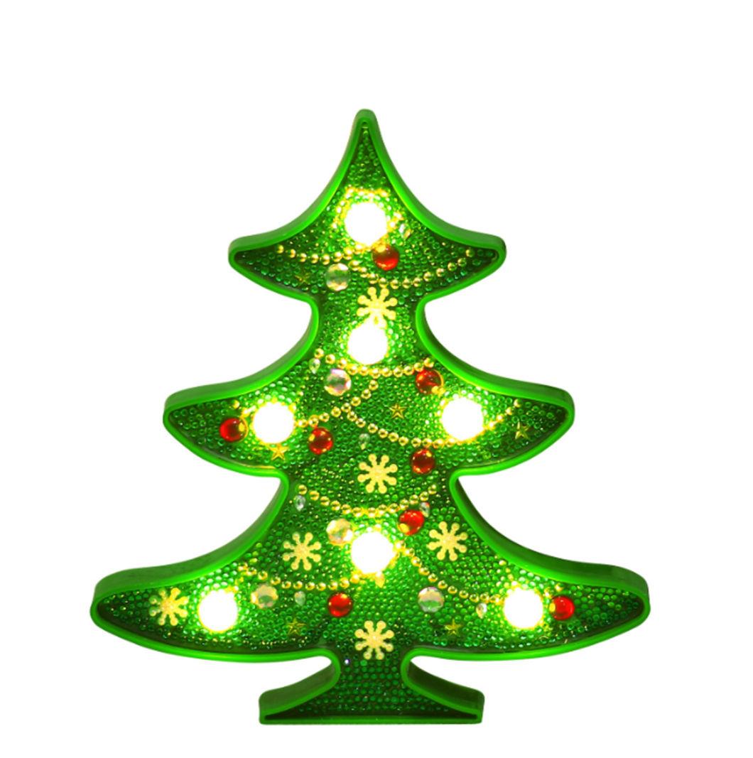 DIY Christmas Tree Snowman Painting