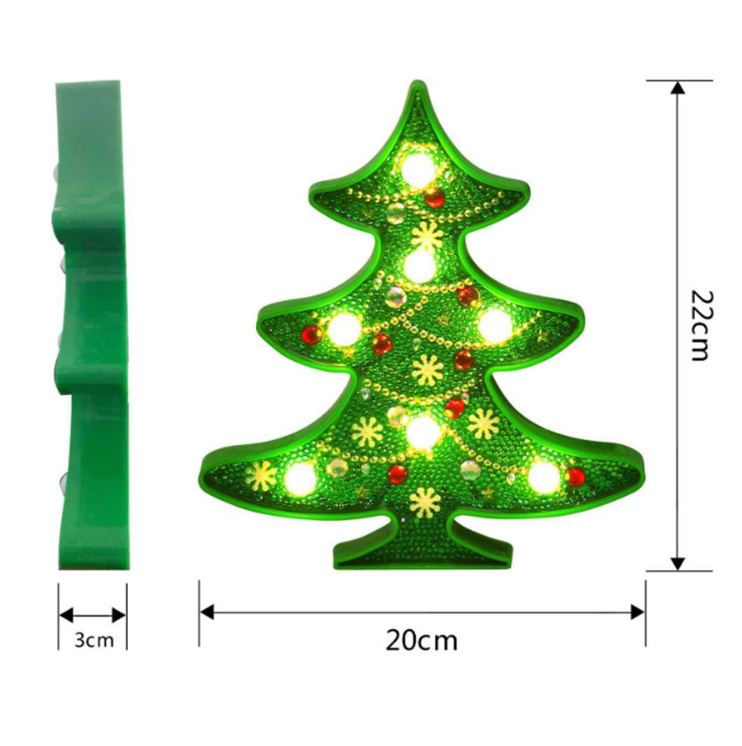 DIY Christmas Tree Snowman Painting