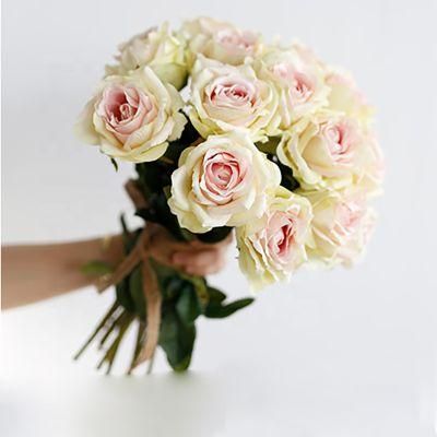 Artificial White Silk Orchid Rose Table Kissing Wedding Flower Ball Centerpiece