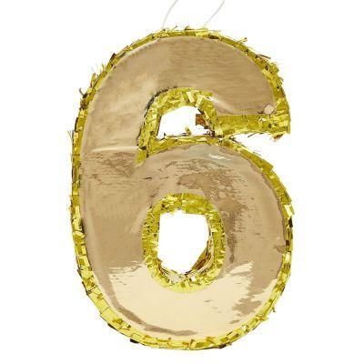 Mini Foil Numbers/Metallic Letters Pinata Designs