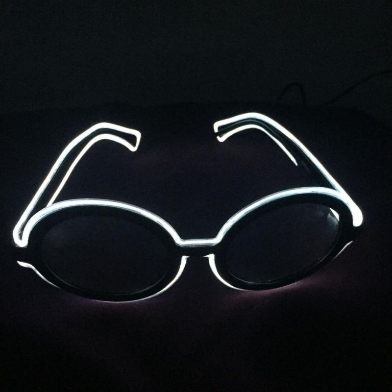 LED Glasses Glow Eye Glasses EL Wire Glowing Party Rave