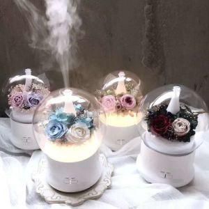 Real Forever Flowers Ultrasonic Air Aroma Humidifier Christmas Gifts &amp; Crafts