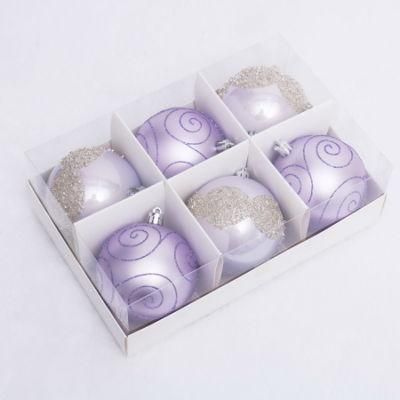 Light Purple Wholesale Christmas Ball Christmas Tree Decoration