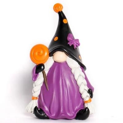 Resin Material Halloween Table Decorated Gnome