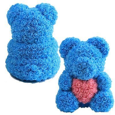 2021 Valentines Gift Idea Handcrafted 40cm PE Foam Teddy Bear Rose Bear