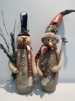 2022christmas New Item Traditional Home Decor Snowman Toy Set Christmas Decoration