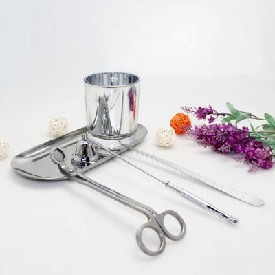 Hot Sale Custom 3 in 1 Candle Scissors Snuffer Candle Accessory Tools Set Wick Trimmer