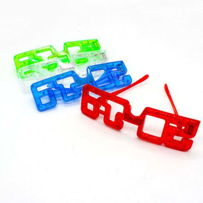 Light Number 2019 LED Flashing Glasses Frame Luminous Glow Party