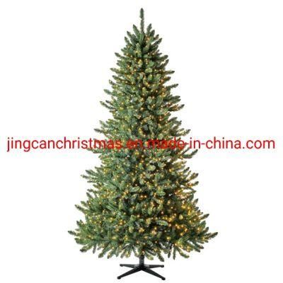 Dec. Metu PE Mixed PVC Warm White LED Christmas Tree