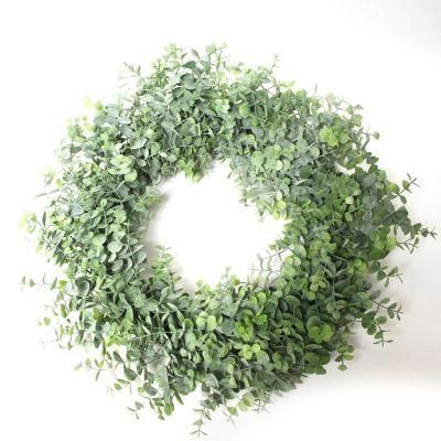 High Quality White Wedding Round Plastic Artificial Wreath