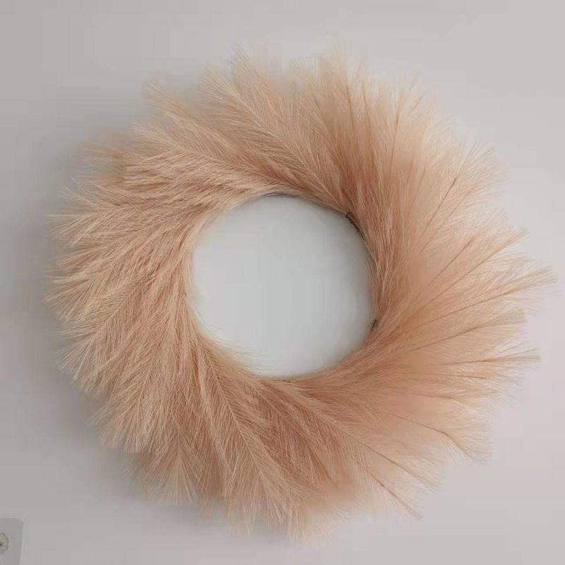 Mink Colored Silk Garlands POM Free Private Wholesale Family and Shopping Malls with Christmas Garland