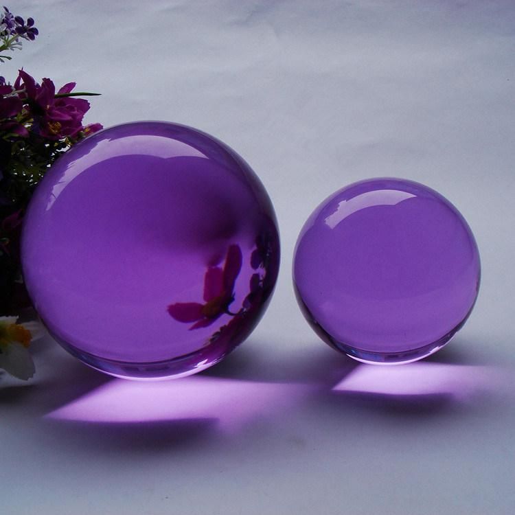 Cheap Crystal Balls Customized Crystal Glass Ball Decoration Ks120401