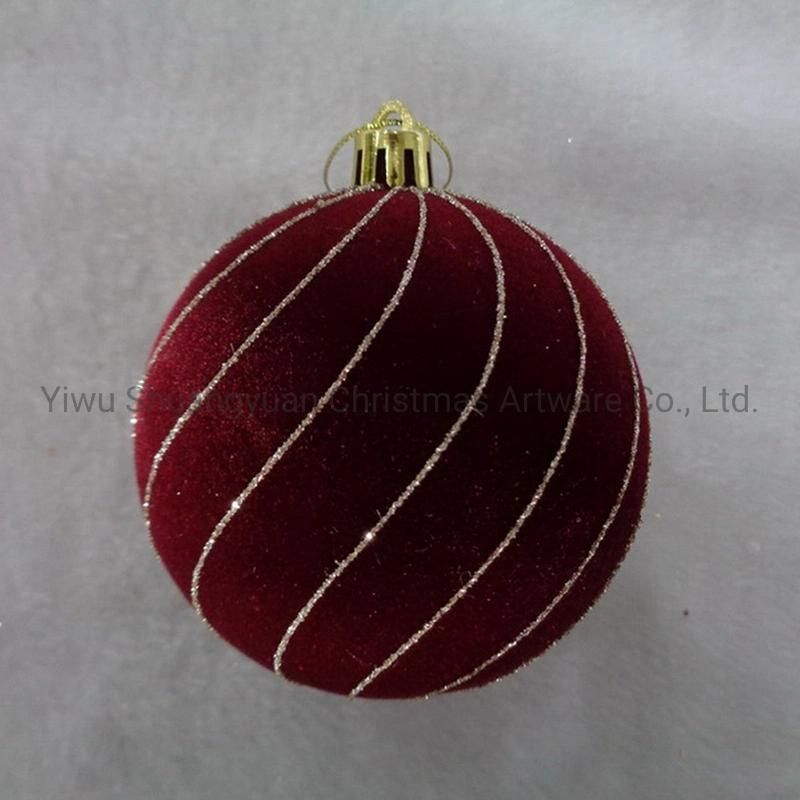 Artificial Christmas Hanging Shatterproof Balls for Holiday Wedding Party Decoration Supplies Hook Ornament Craft Gifts