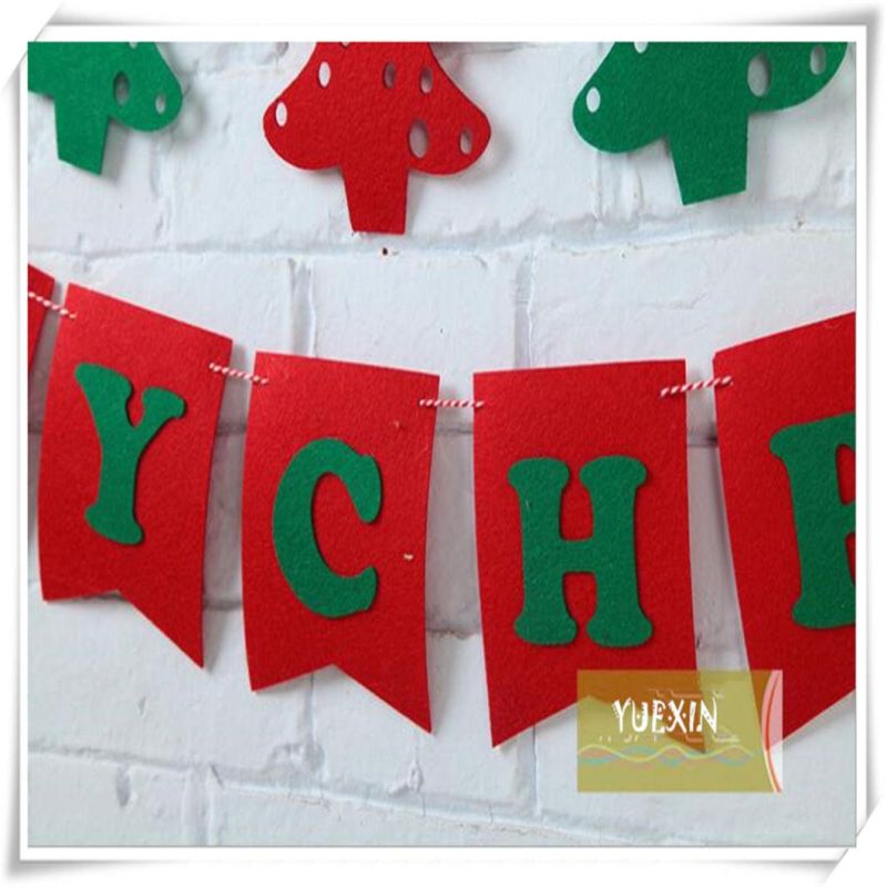 Red & Green DIY Craft Felt for Christmas Hanging Decoration