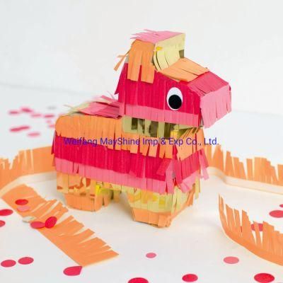 Wholesale Summer Outdoor Various Shape Paper Pinata for Kid Party