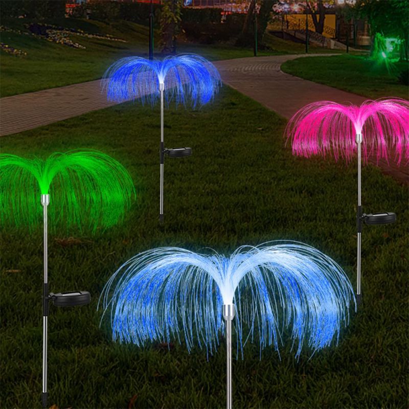 Cheap Price Wholesale 80cm Nice Quality Christmas Outdoor Yard Decorative Solar Fiber Light