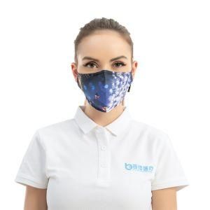 Pattern Breathable Cloth Face Covering with Adjustable Ear Loops