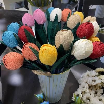 High Quality Artificial Tulip Flower for Home Decoration