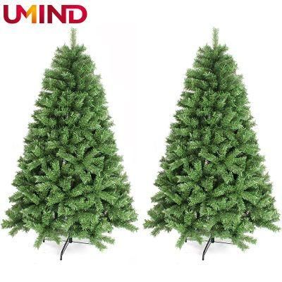 Yh20154 Wholesale PVC Accept Customization Decorations Tree 240cm Green Artificial Plant Christmas Tree
