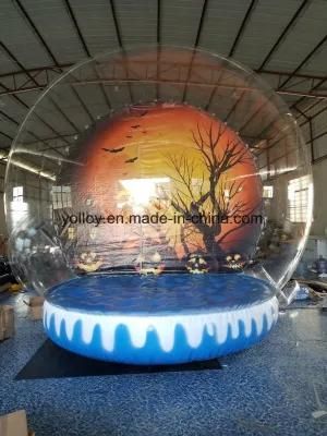 Inflatable Snow Globe Ball for Halloween Holiday