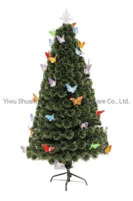 45-300cm Christmas Fiber Tree for Holiday Wedding Party Decoration Supplies Hook Ornament Craft Gifts