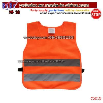 High Visibility Orange Color Kids Reflective Security Safety Vest Reflective Workwear (C5210)