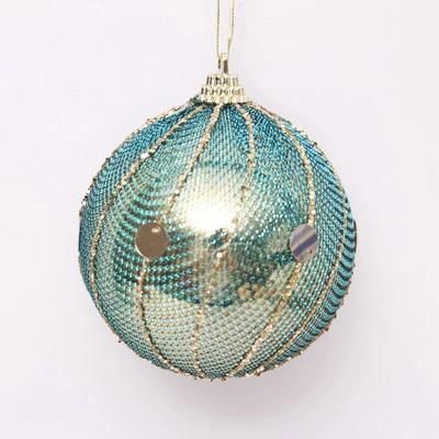 Popular 8cm Mint Green Christmas Hanginng Decoration Ball Christmas Baubles