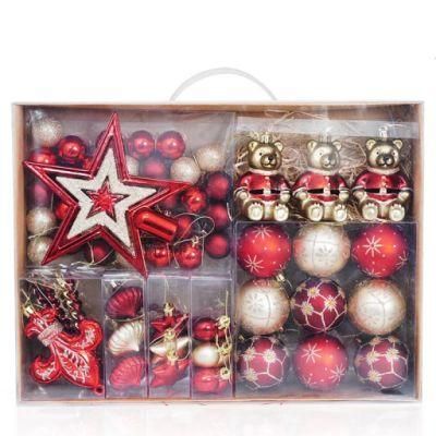 Christmas Balls Christmas Decorations 80 Christmas Tree Pendant Gift Packs Holiday Arrangement Holy Balls