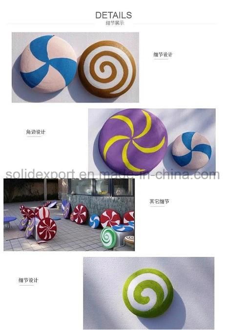 Bubble Carving Lollipop Decoration for Kindergarten Wedding Shop Window Display